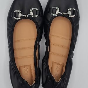 Me Too Shoes | Lexey Black Ballet Flats Size 7M
